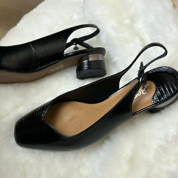 J.Renee shoes, women NEW! Taveta,Lizard print patent,9.5 & 10 chunky round heel - Picture 1 of 16